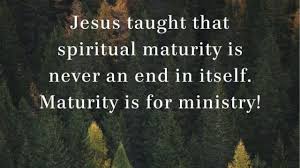 spiritual maturity