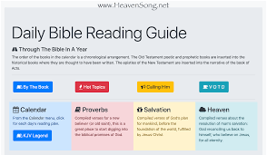 daily bible readings online